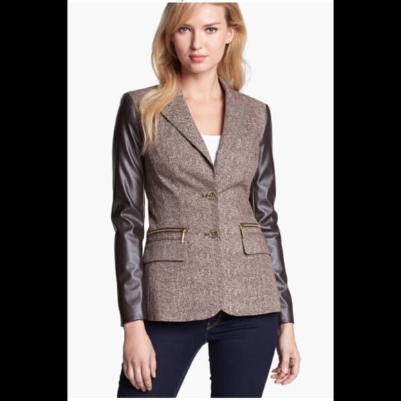 Michael Kors tweed blazer sz 24W - Picture 1 of 8